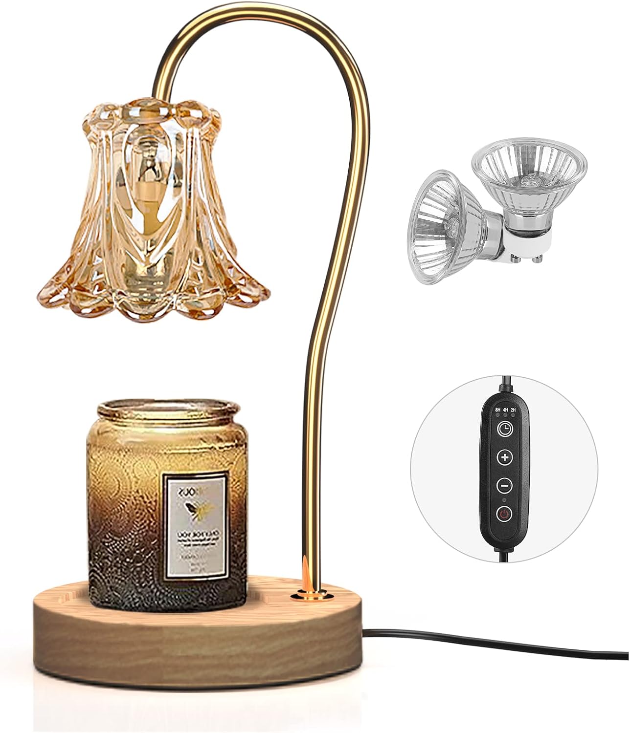Candle Warmer Lamp, Dimmable Lantern with Timer, W...