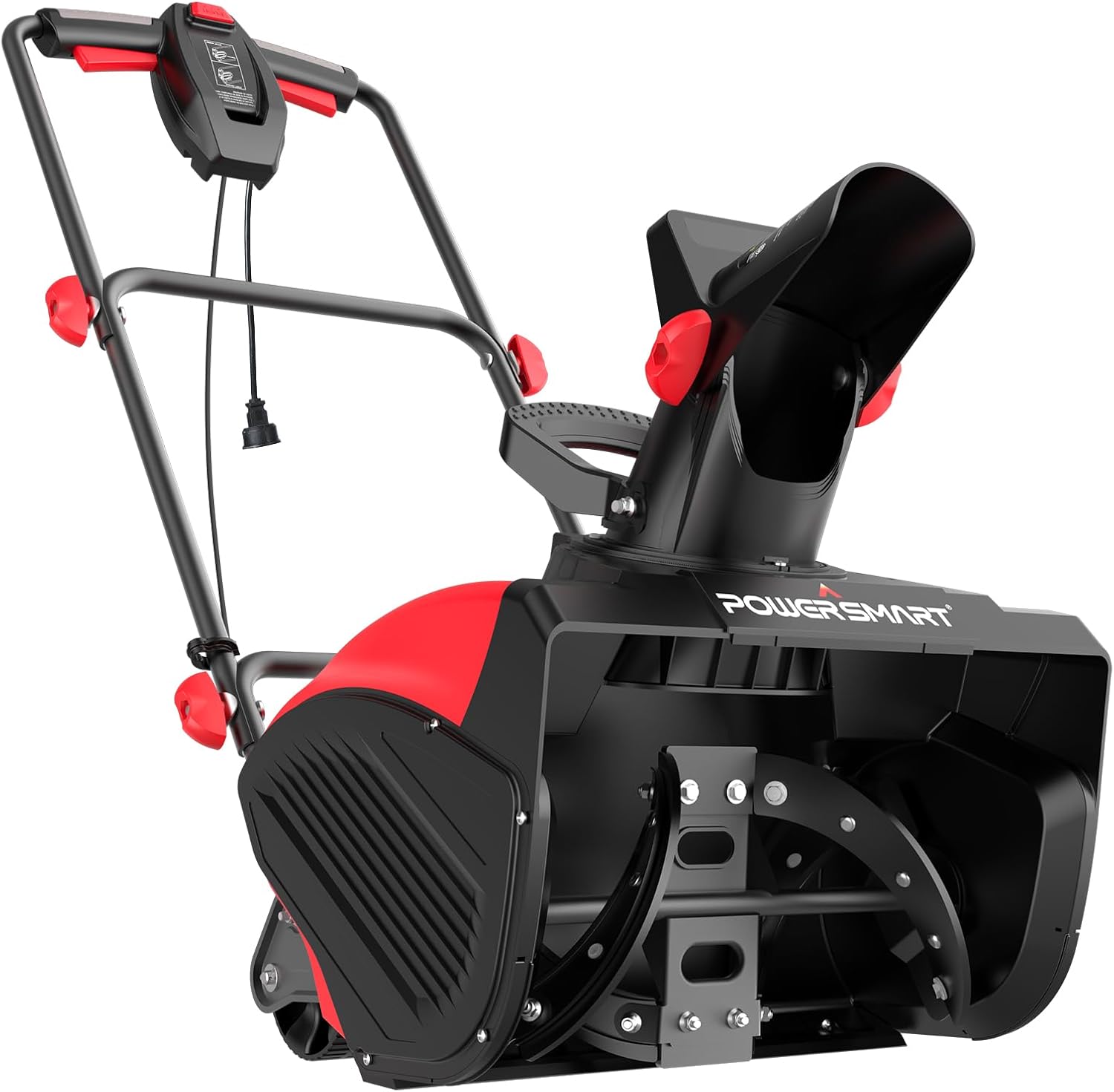 PowerSmart 18-Inch Corded Snow Blower, Electric Snow Thrower with 15-Amp Motor,...