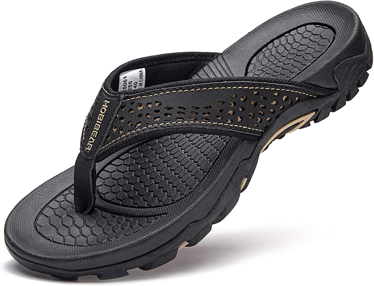GUBARUN Men's Sport Flip Flops, Comfortable Casual Thong Sandals, Special Outdoo...