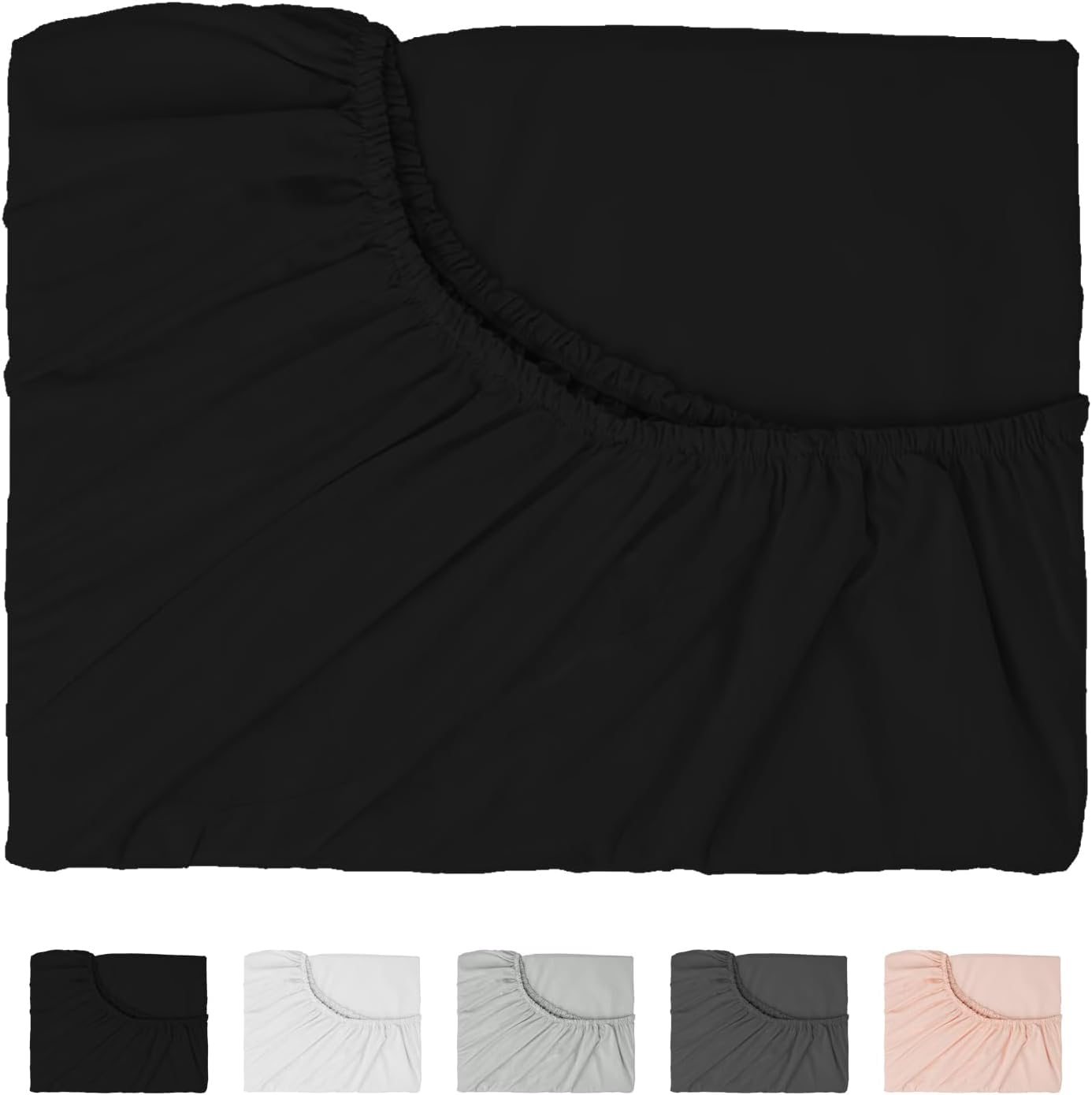 Hotella 100% Microfiber, Hotel Quality Fitted Sheet, Special Deep Pocket Bottom...