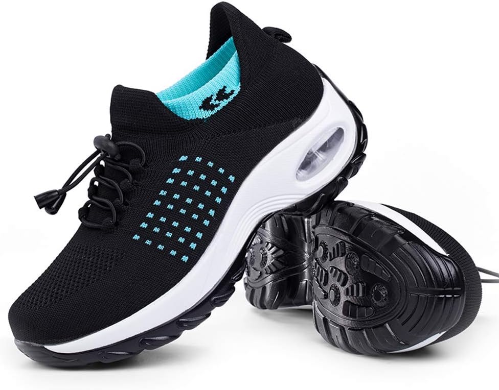 Women's Walking Shoes, Special Sock Sneakers, High-Quality Mesh Slip On Shoes wi...