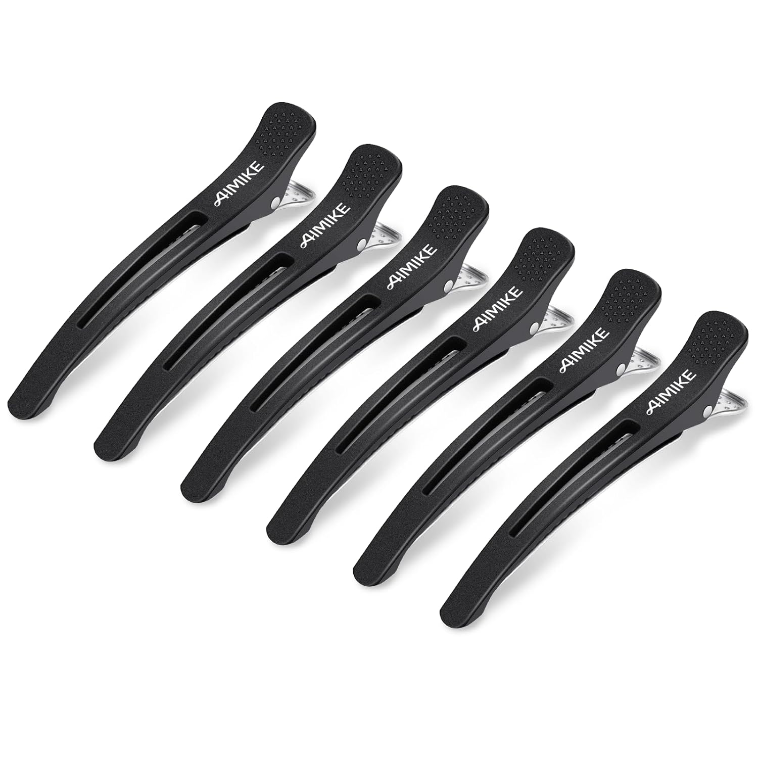 AIMIKE 6pcs Professional Hair Clips for Styling Sectioning, Non Slip No-Trace Du...