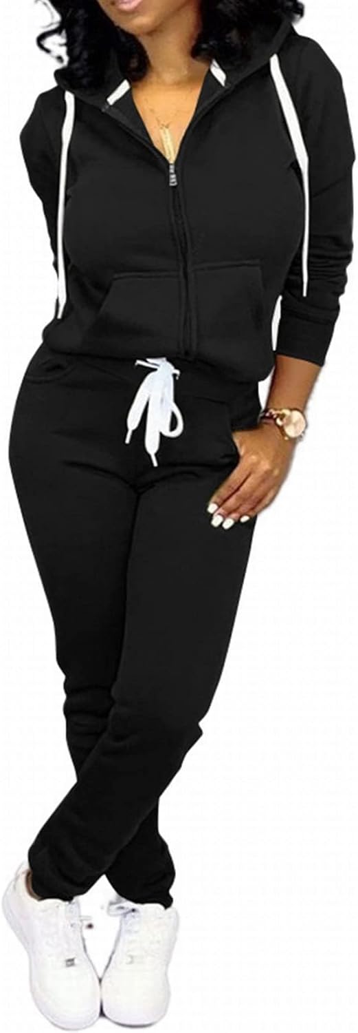 CLOCOR Track Suits, Special Women Set Casual 2 Piece Outfits, Innovative Sweatsu...