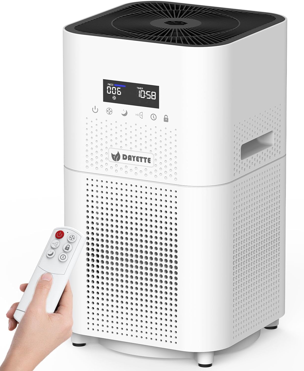 Air Purifiers for Home Large Room up to 3000 Sq Ft, Upgraded H14 Ture Hepa Air F...