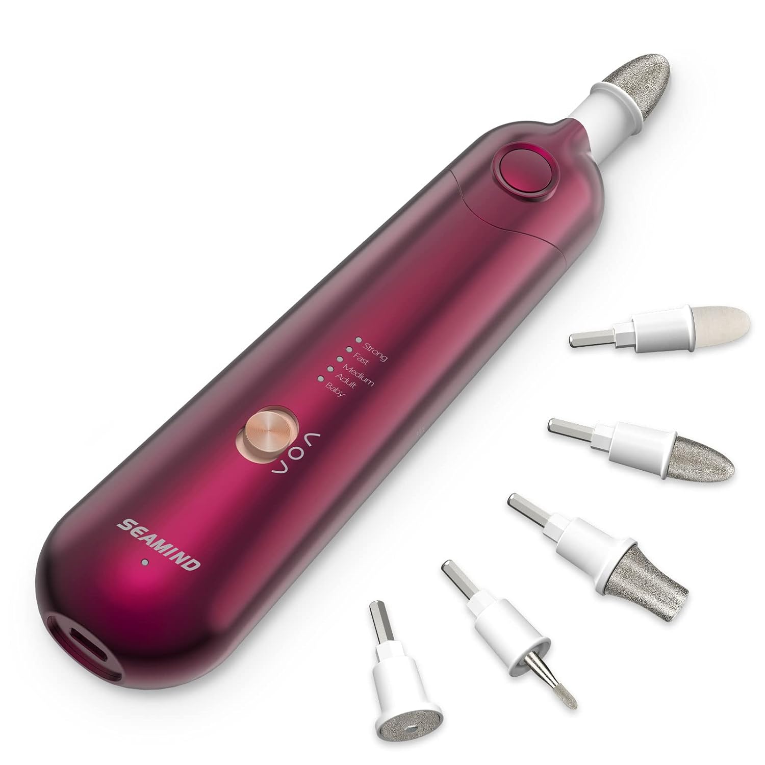 Professional Manicure Pedicure Set, Cordless Electric Nail File Kit, Rechargeabl...