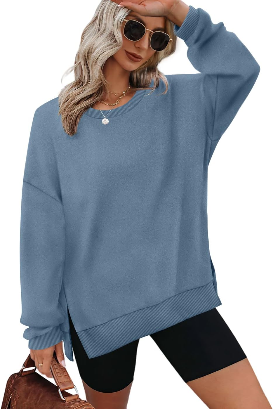 XIEERDUO Oversized Sweatshirt, Special Womens Pullover Casual Crewneck, Innovati...