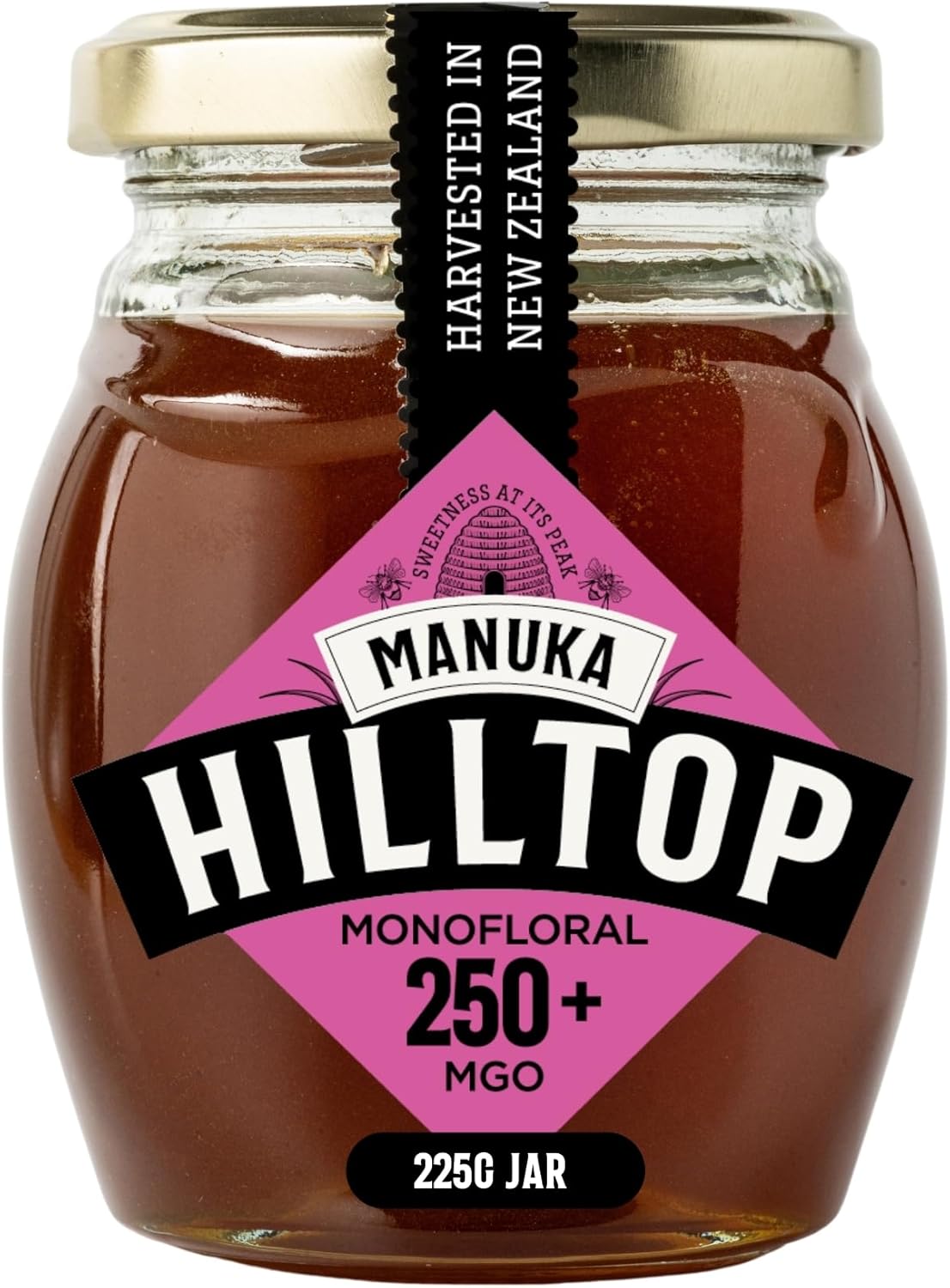 Manuka Honey, Hilltop Honey, Special Monofloral Honey from New Zealand, High-Qua...