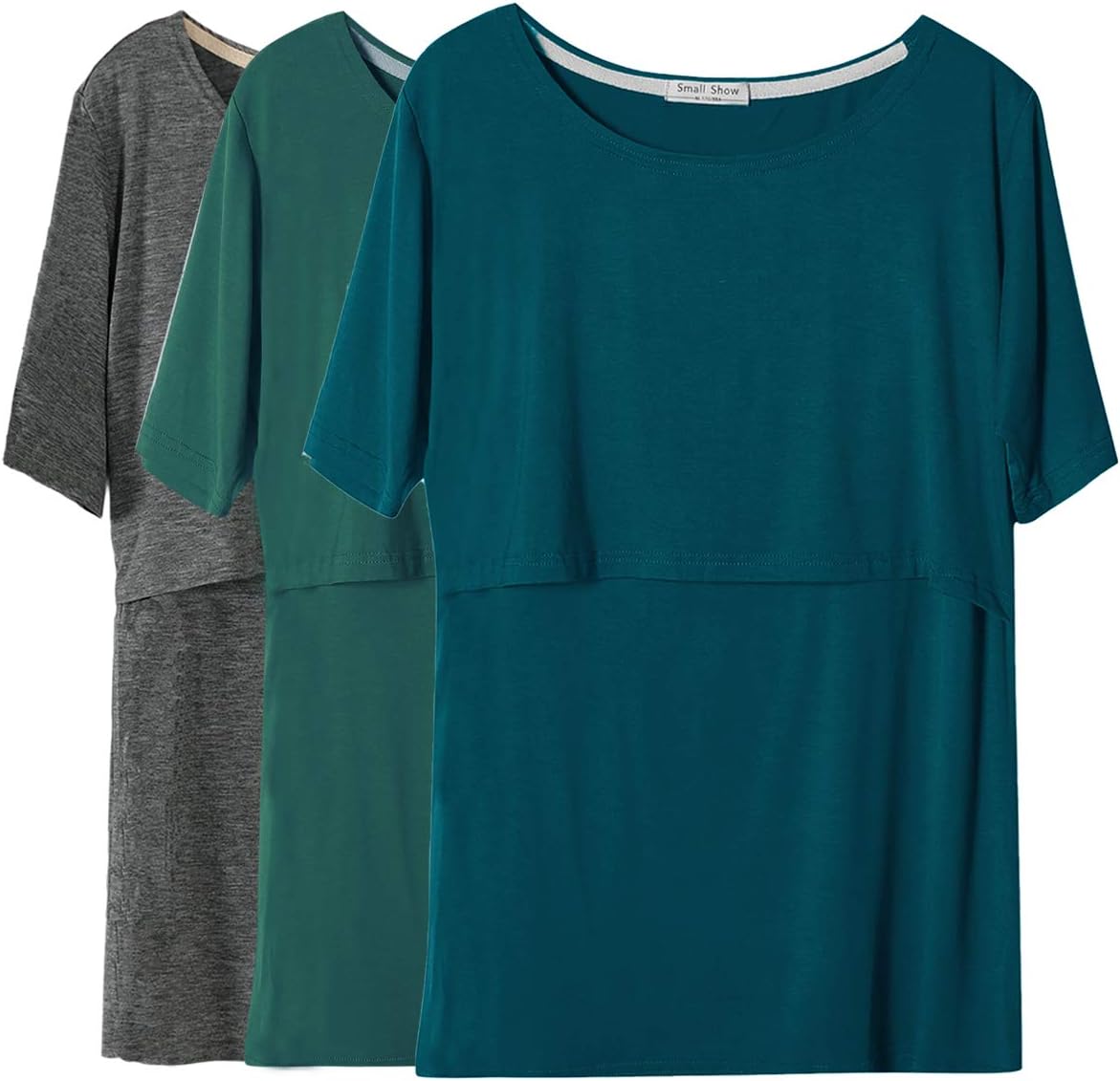 Smallshow Women's Maternity Nursing Tops, High-Quality Breastfeeding Clothes, Af...