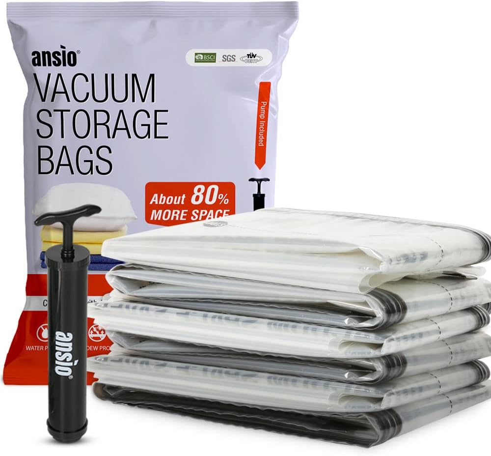 ANSIO® Vacuum Storage Bags, Special Storage Solution for Clothes Combo Pack, Inn...