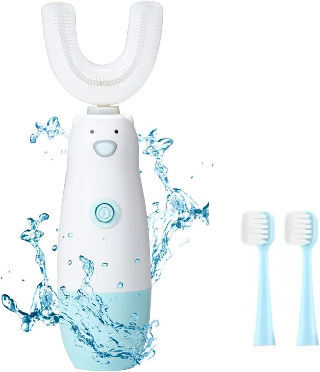 Kids Electric Toothbrush，6 Cleaning Models Toddler Toothbrush Waterproof Batter...