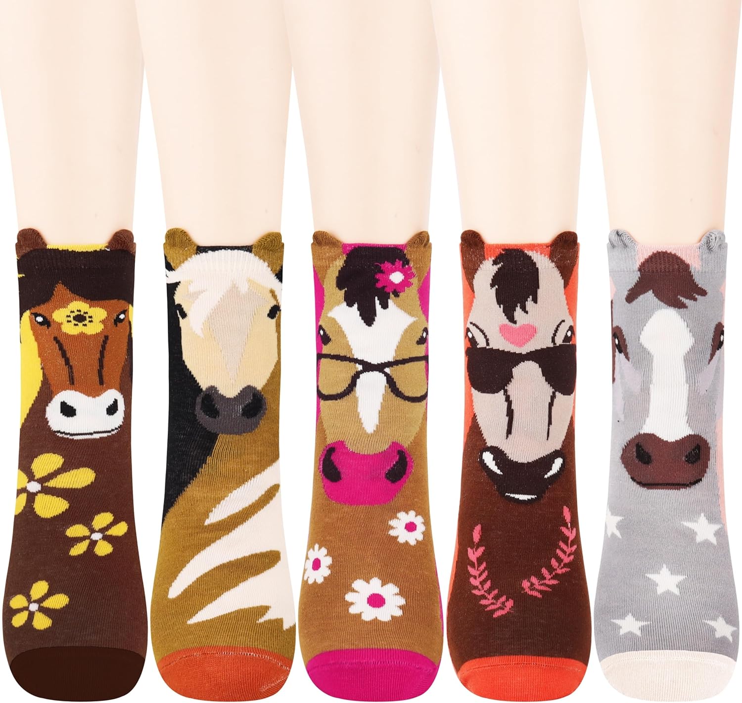 Jeasona Women's Cat Socks, Special Socks with Cute Animal Designs, Innovative Gi...