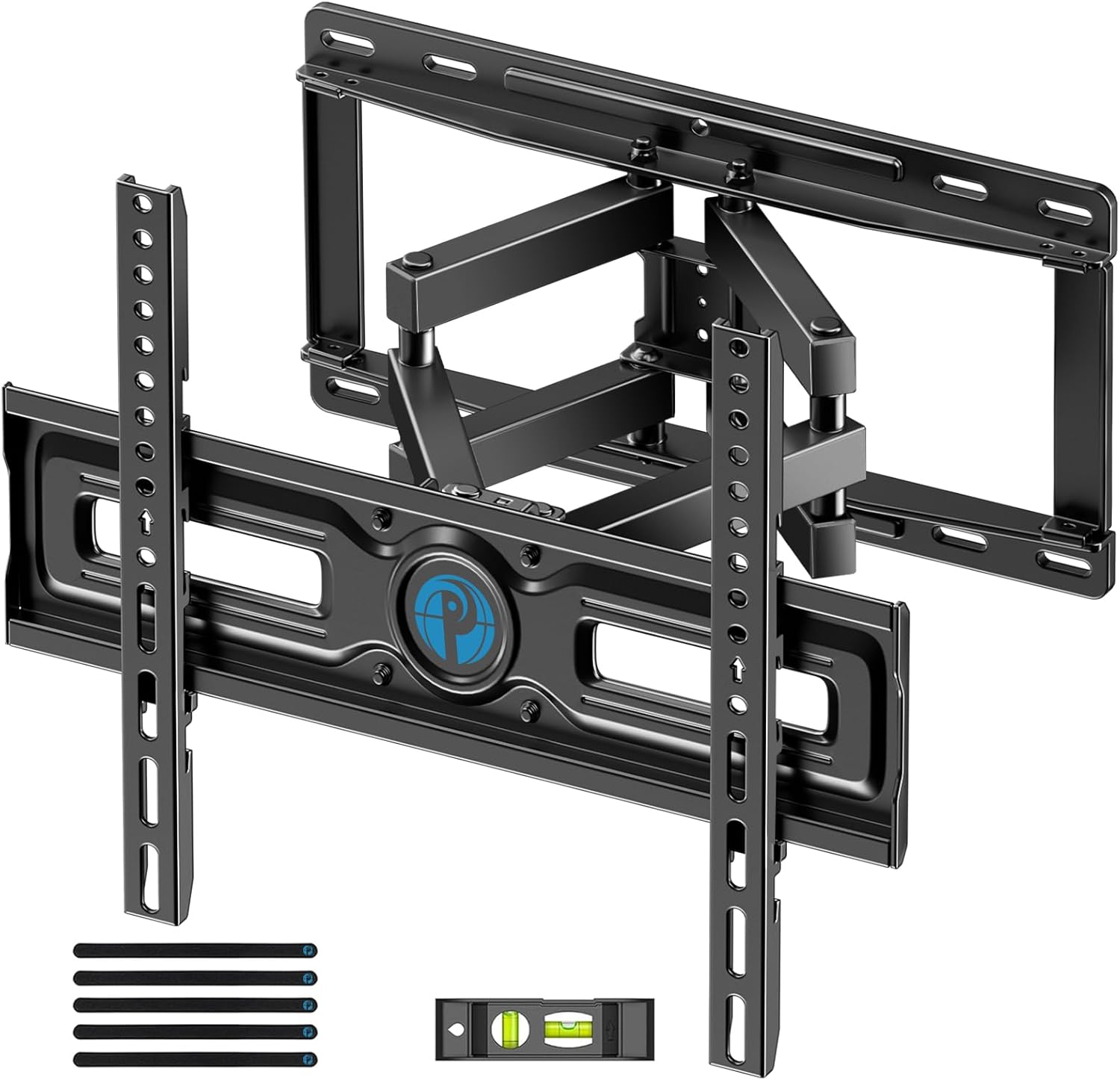 Pipishell TV Wall Mount, Full Motion Wall Mount with Dual Arms, Swivel, Extensio...