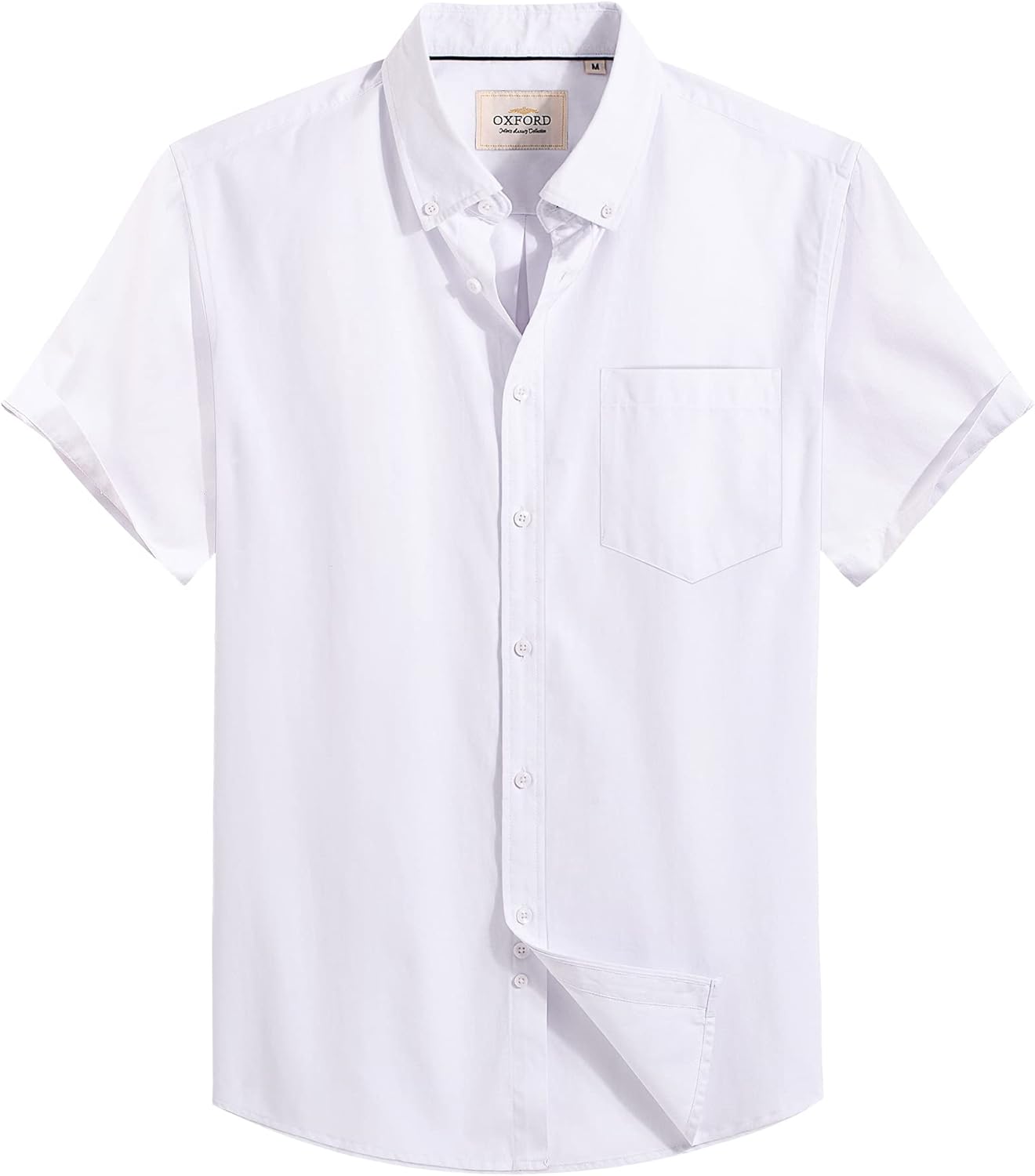 Alimens Shirt, Special Men's Cotton Long Sleeve Button-Down Shirt, Innovative De...