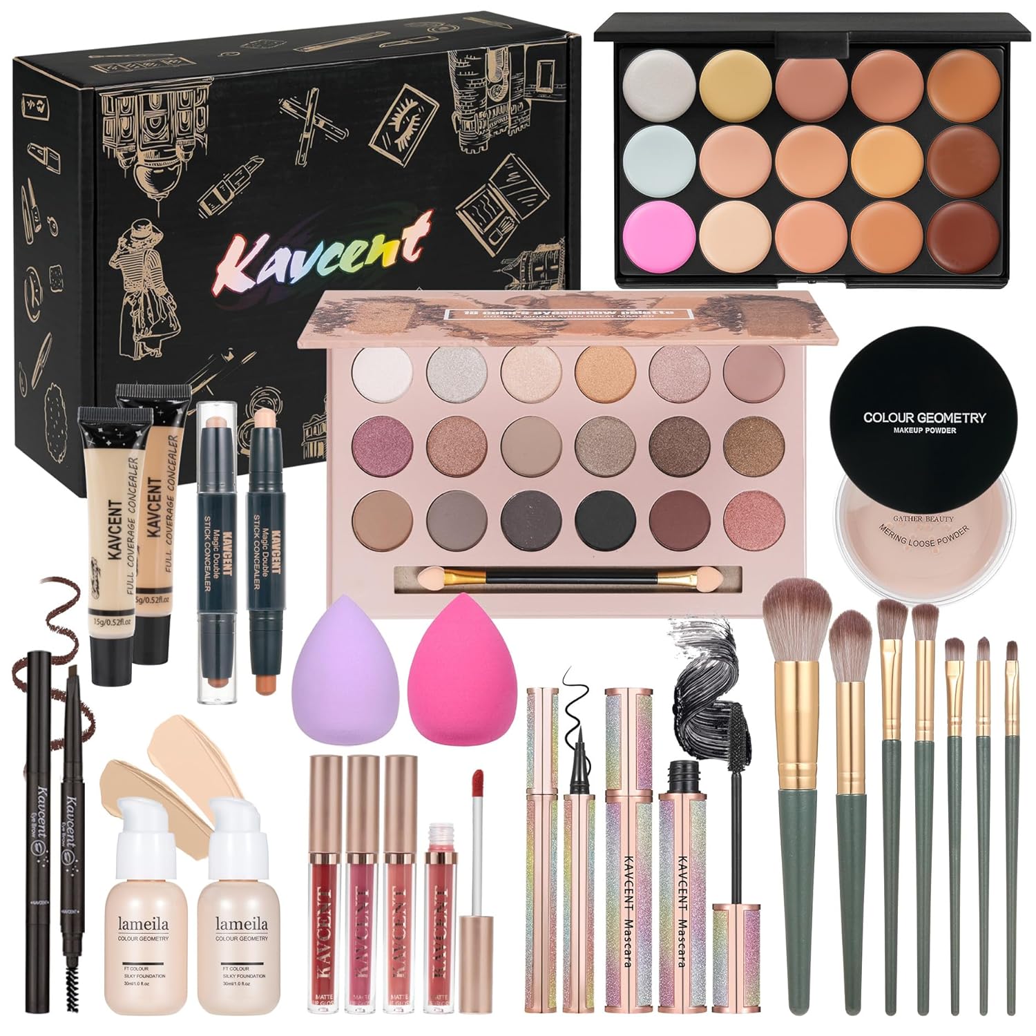 Makeup Kit Makeup Sets for Teens Makeup kits for Women Teenagers Make up Eyeshad...
