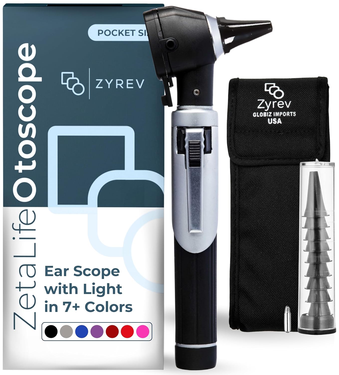 Zyrev ZetaLife Otoscope, Special Ear Scope with Light, Innovative Ear Infection...