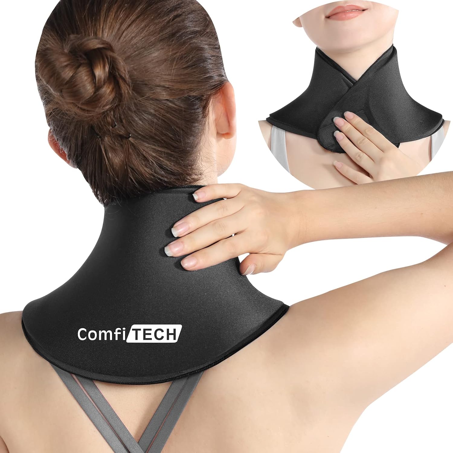 ComfiTECH Gel Ice Pack, Innovative Ice Pack Wrap for Neck and Cervical, Reusable...