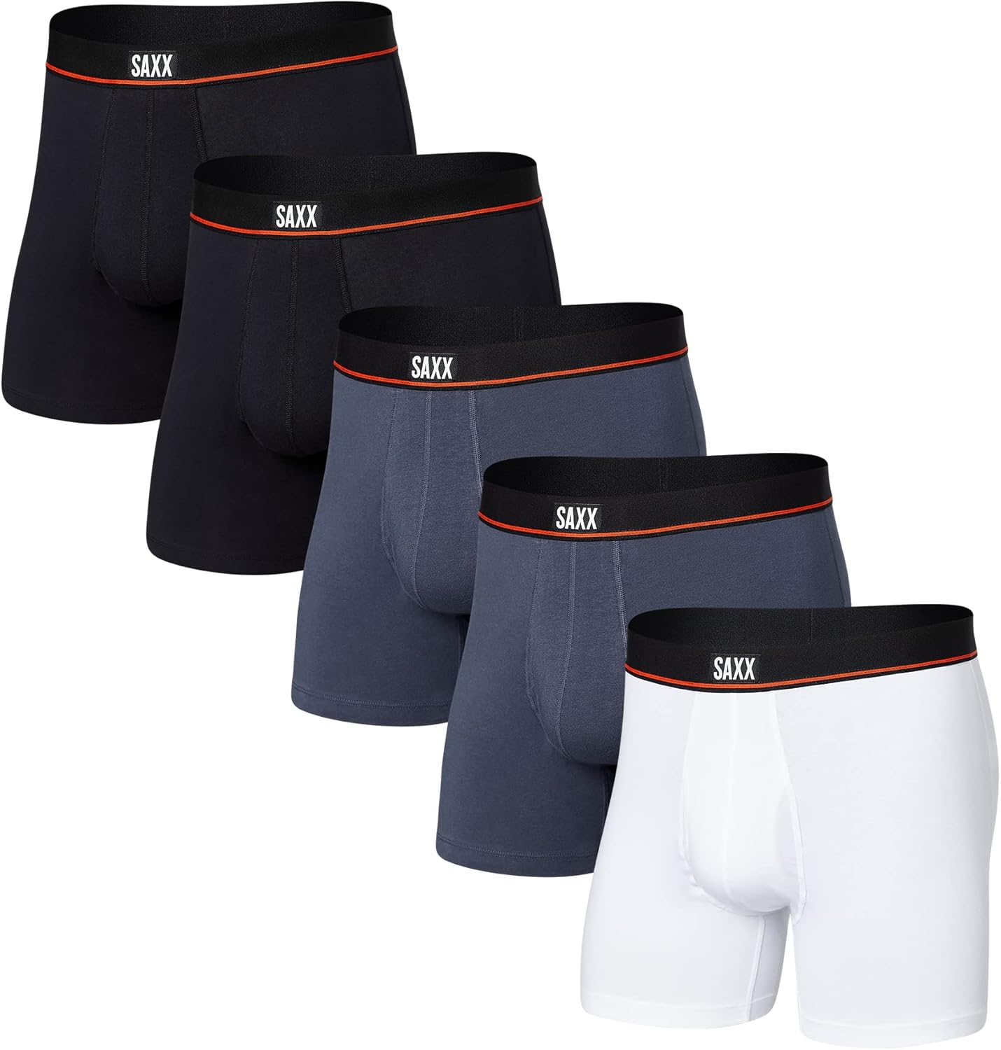 SAXX Underwear Co., Special Men's Non-Stop Stretch Cotton Boxer Briefs, Unique B...