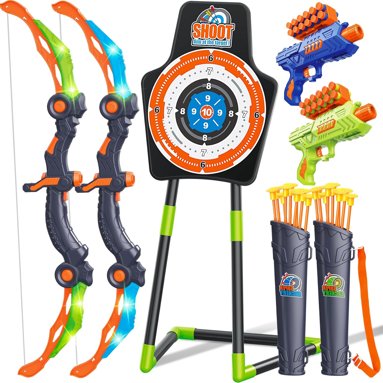 GMAOPHY Bow and Arrow for 5 6 7 8 9 10 11+ Year Old Boys, Birthday Gift for Kids...