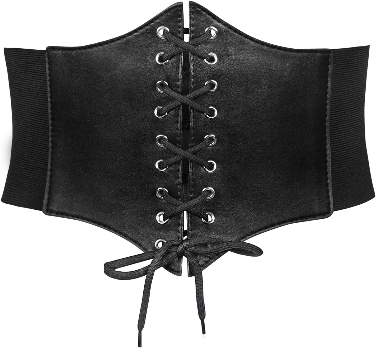 JASGOOD Women’s Elastic Costume, Special Waist Belt Lace-up Tied Waspie, Afforda...