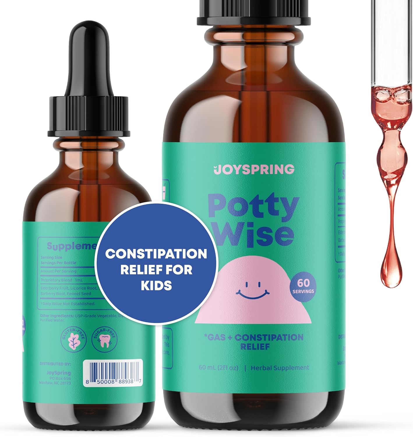 Kids Stool Softener Liquid, Gentle Constipation Relief for Kids, Special Toddler...