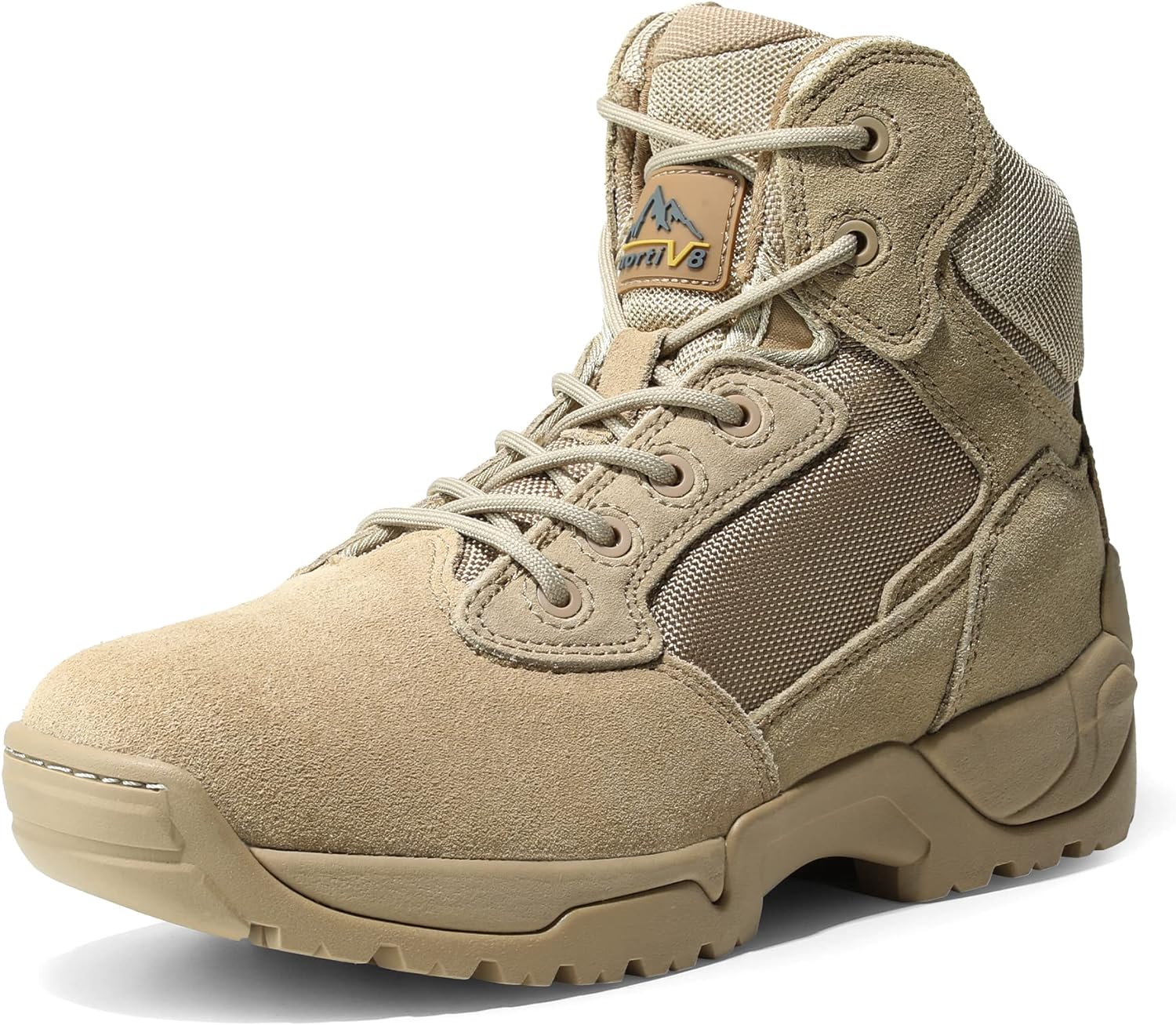 NORTIV 8 Men's Military Tactical Work Boots, High-Quality Tactical Boots for Hik...