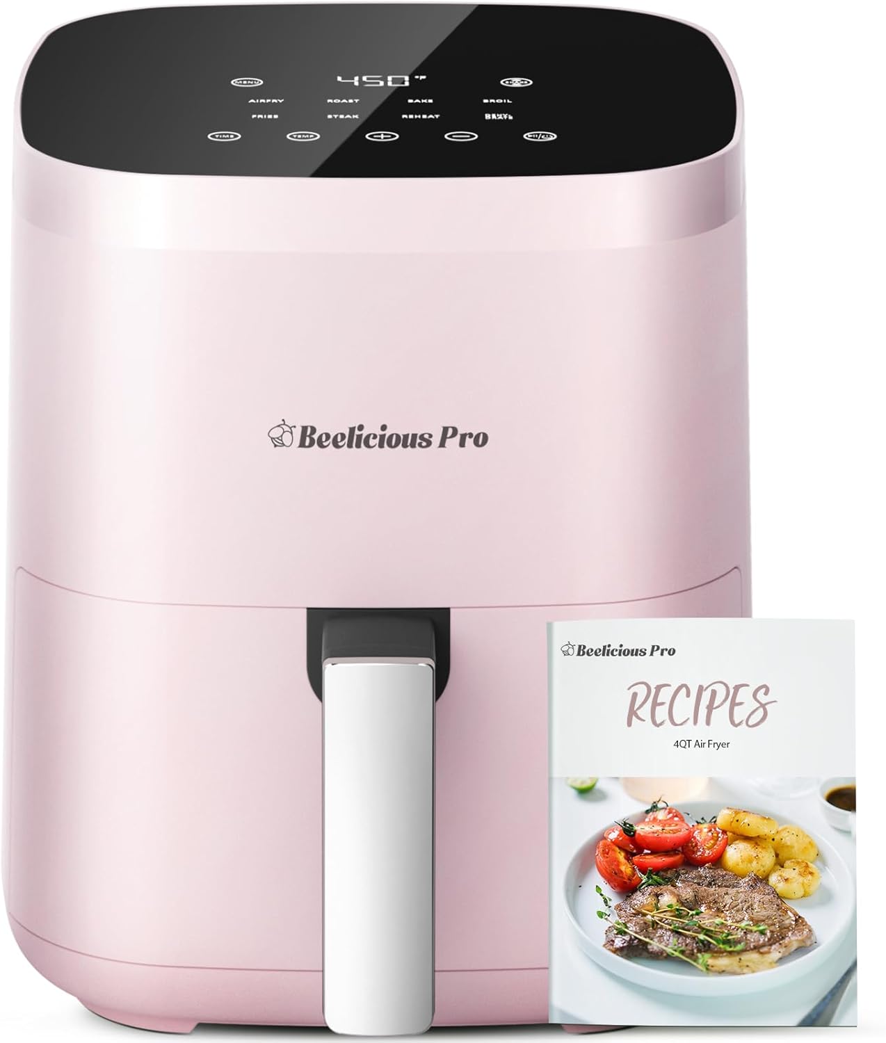 Beelicious 8-in-1 Air Fryer, Special Smart Compact Air Fryer with 4QT Capacity,...