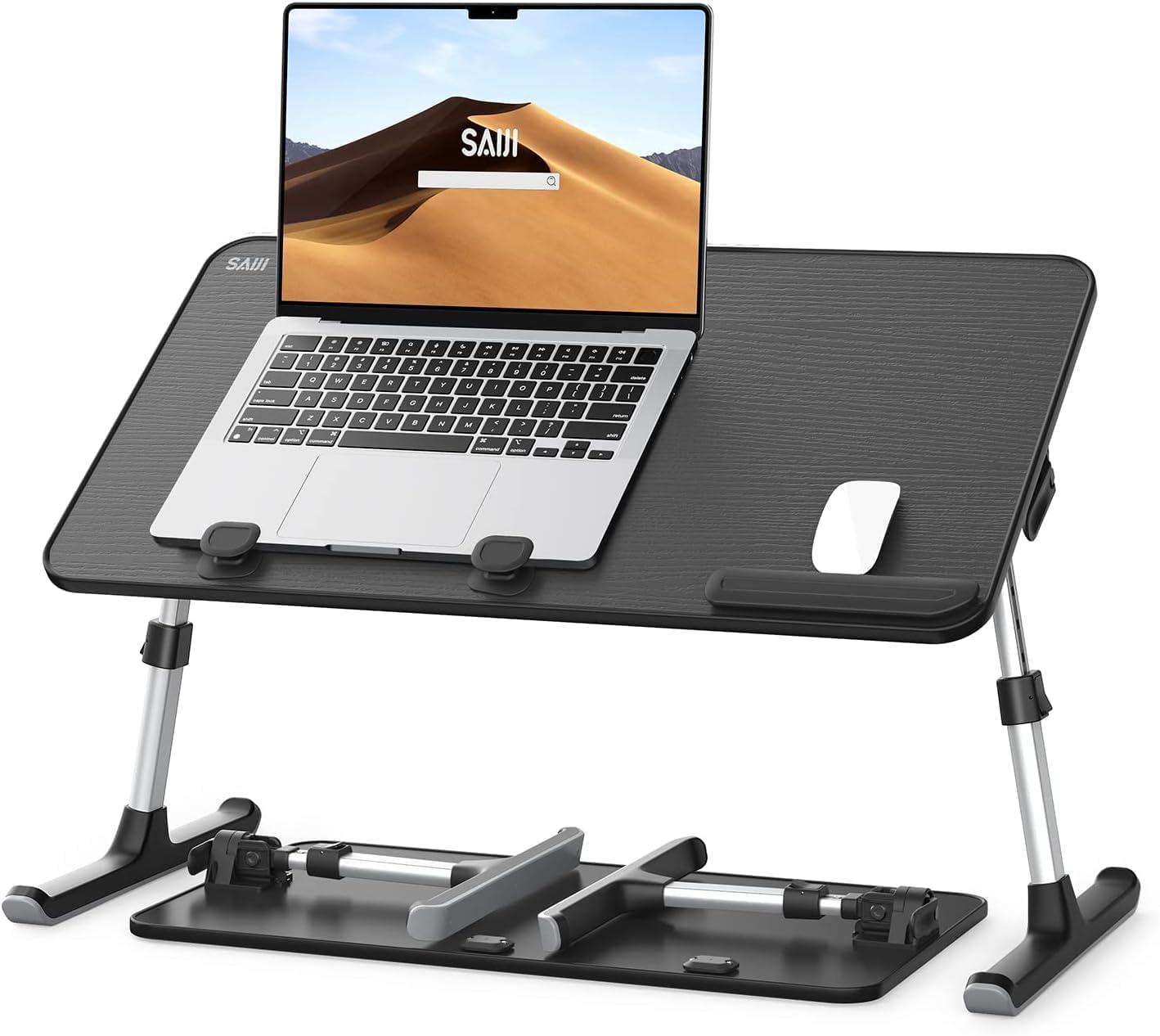 Laptop Desk for Bed, SAIJI Lap Desks Bed Trays for Eating Writing, Adjustable Co...