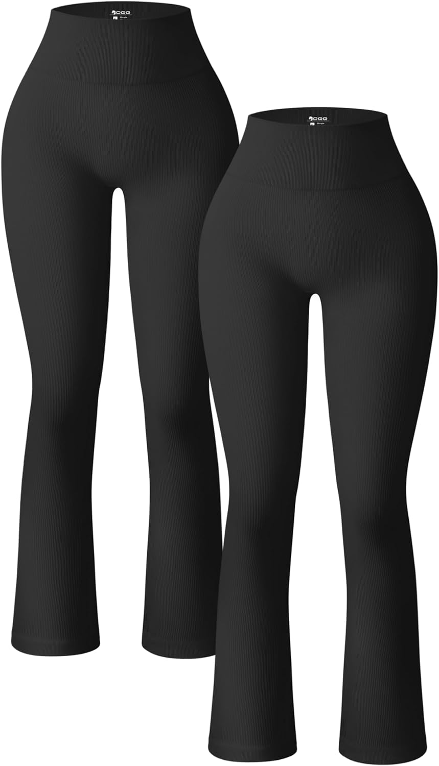 OQQ Women's 2 Piece, Special Yoga Pants, Seamless Workout Leggings, High Waist Y...