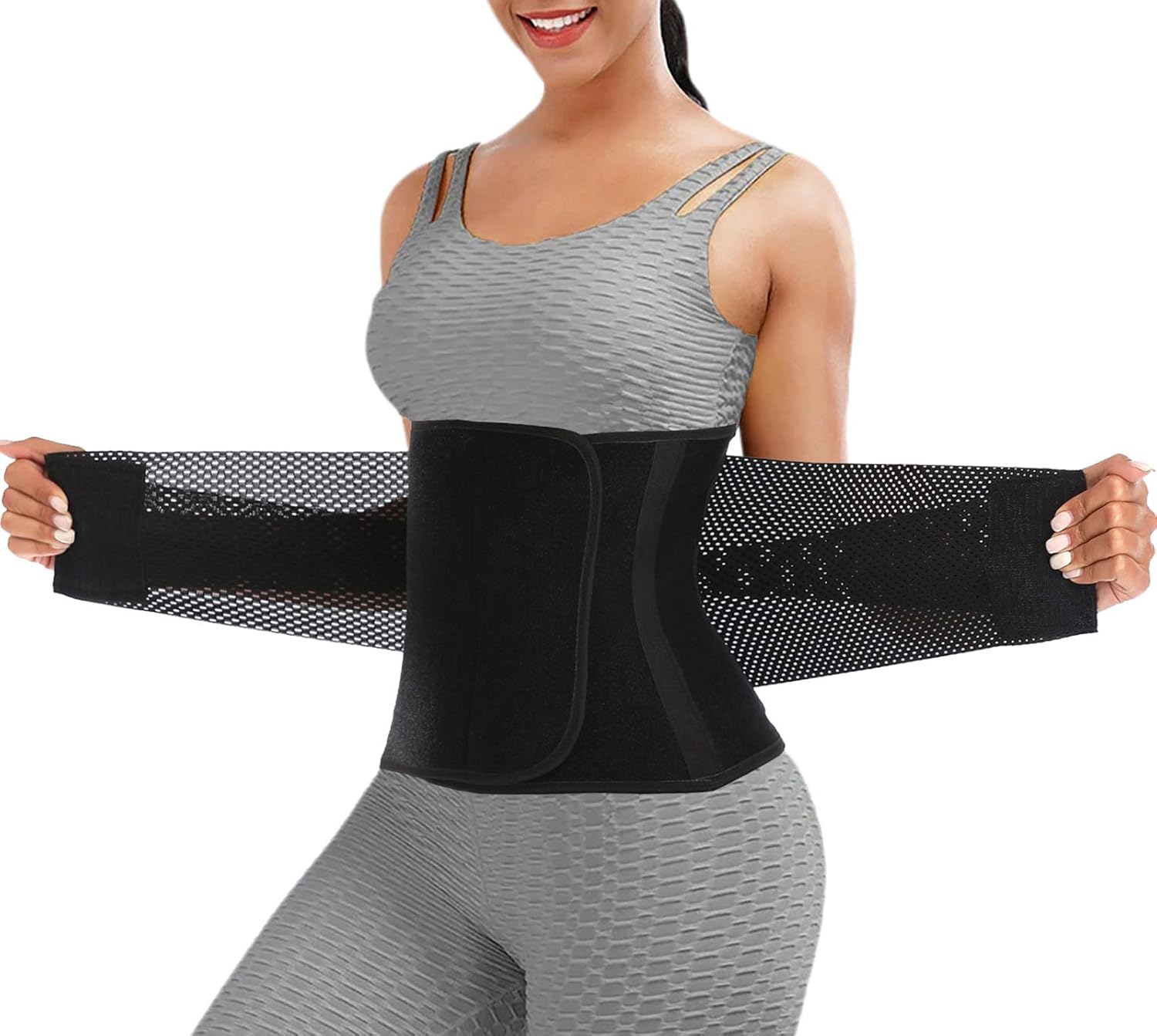 Waist Trainer Belt, High-Quality Waist Trimmer Ab Belt for Women and Men, Unique...