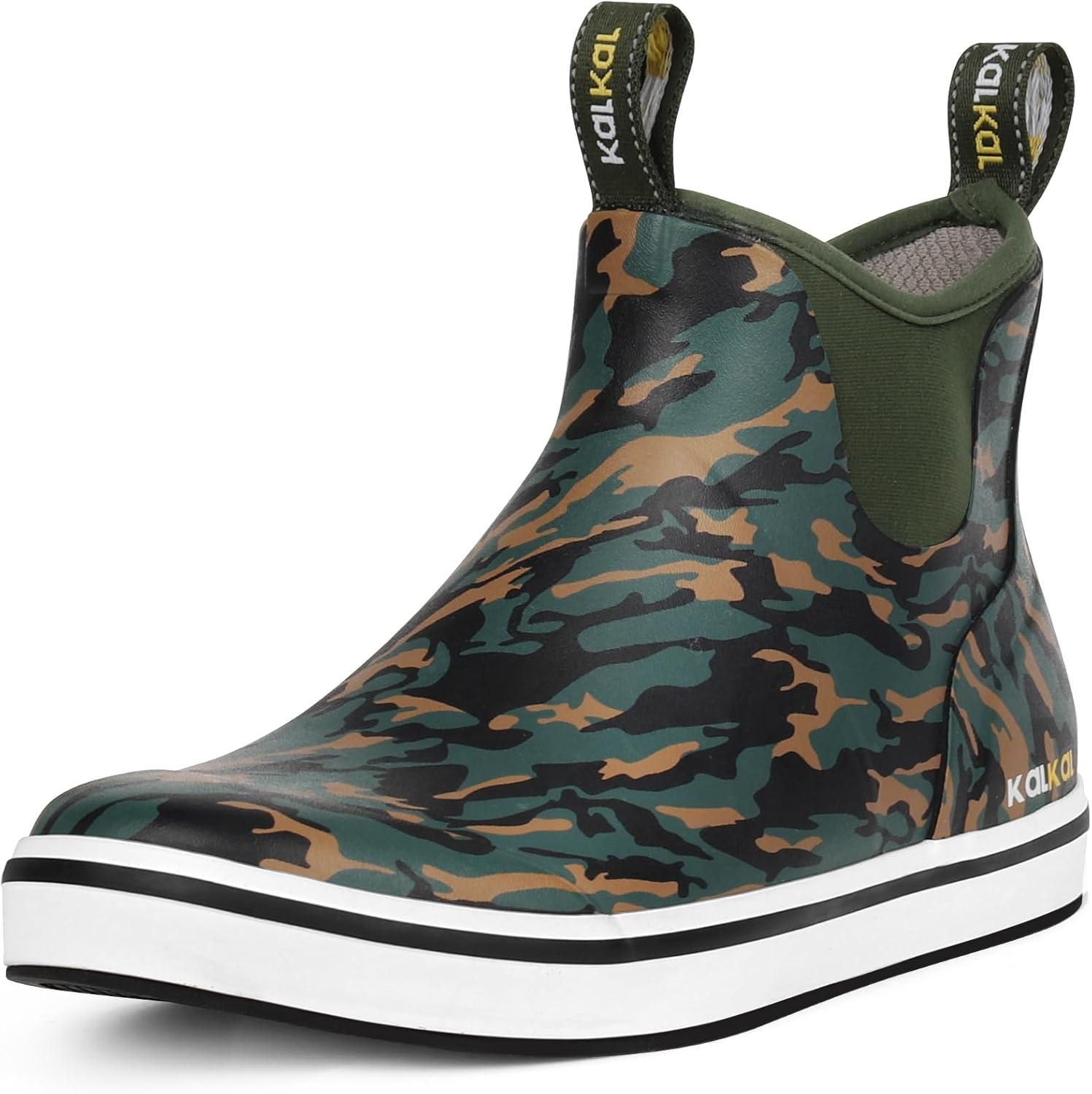 Kalkal Deck Boots for Men, Special Waterproof Men's Rain Boots, Innovative Saltw...