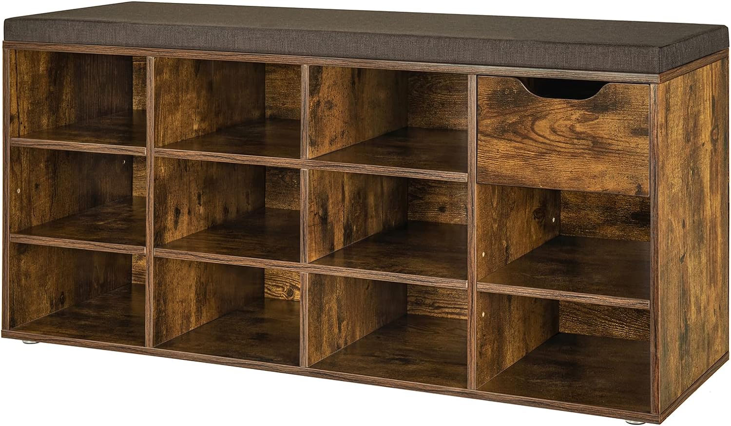 DINZI LVJ Shoe Bench, Special Entryway Storage Bench with Drawer, Innovative Sho...