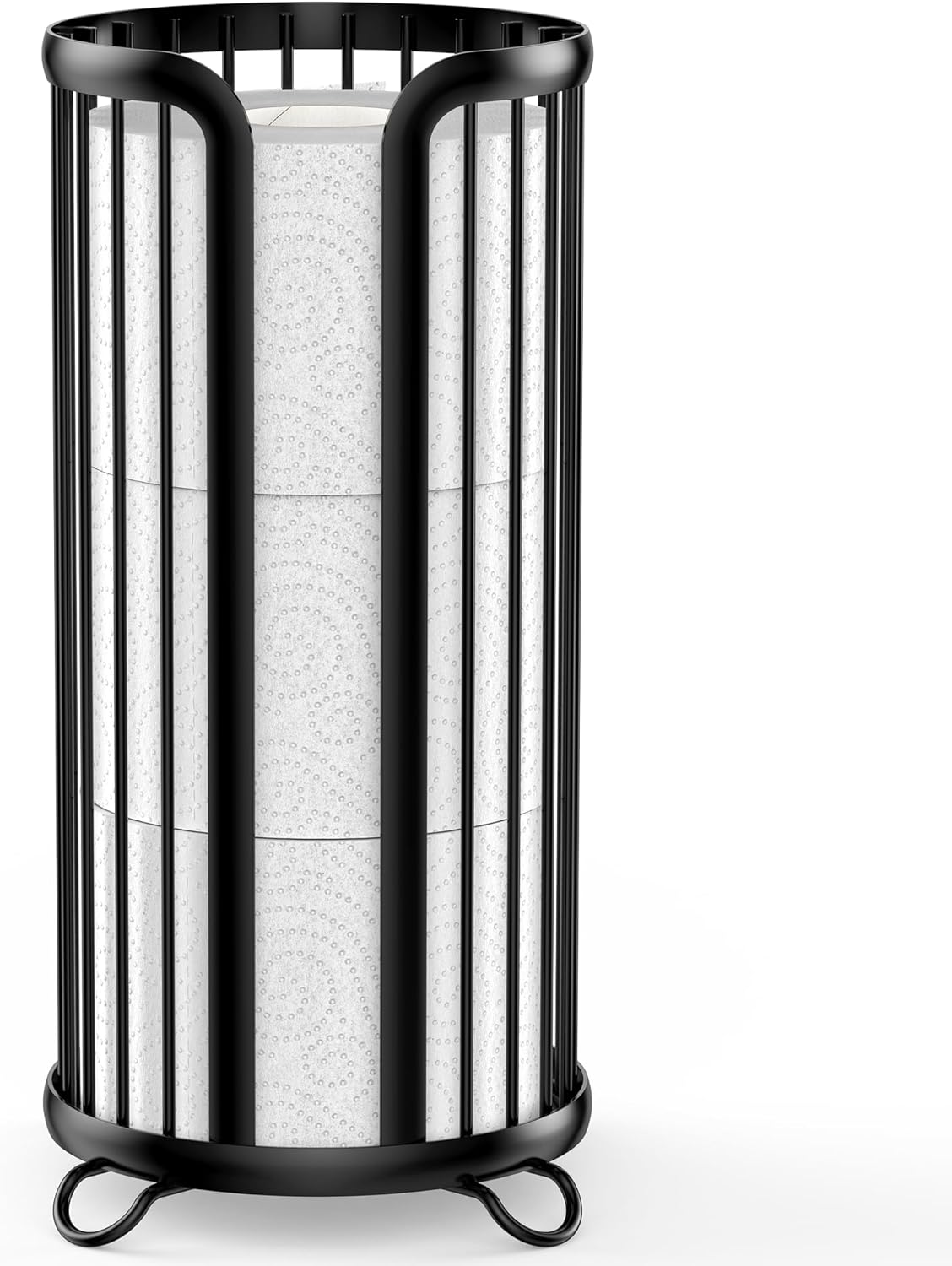 Toilet Paper Holder Stand, Special Freestanding Toilet Tissue Organizer, Innovat...