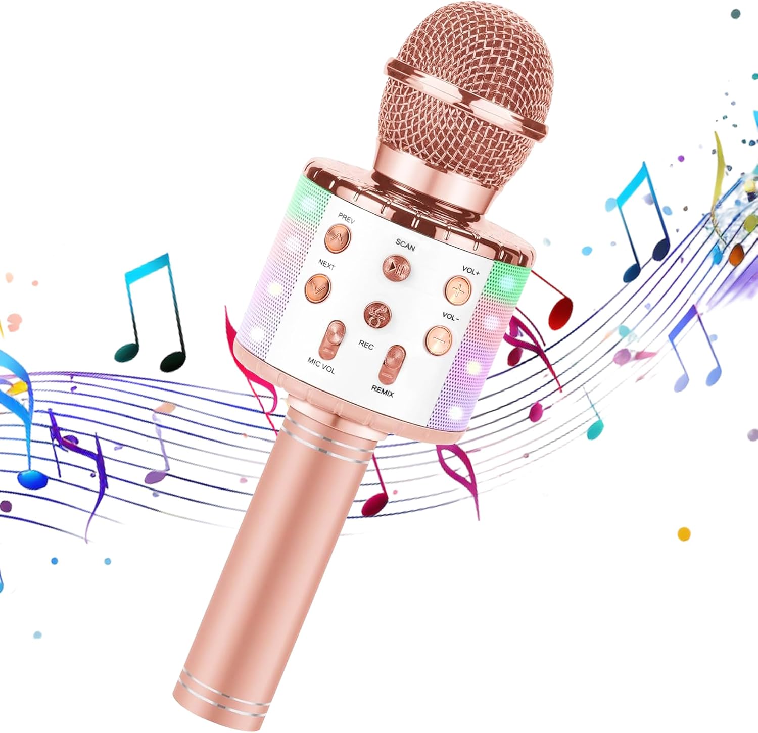 Karaoke Microphone, Special Karaoke Bluetooth Microphone for Kids, High-Quality...
