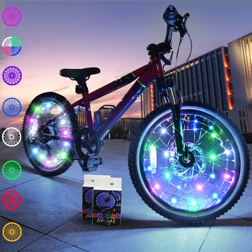 **Best TINANA 2 Tire Pack, Ultra Bright LED Bike Wheel Lights, Special Waterproo...