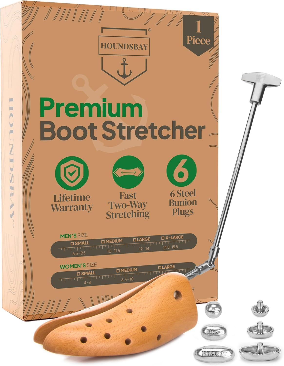 HOUNDSBAY Boxer Professional Boot Stretcher, Special Boot Expander for Men and W...
