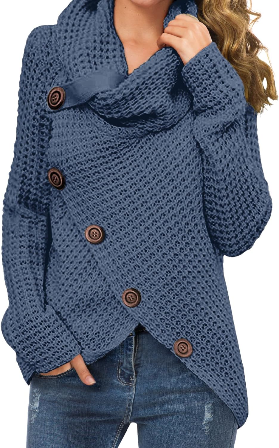 GRECERELLE Womens Turtleneck Sweaters, Special Knit Pullover Sweaters for 2024 F...