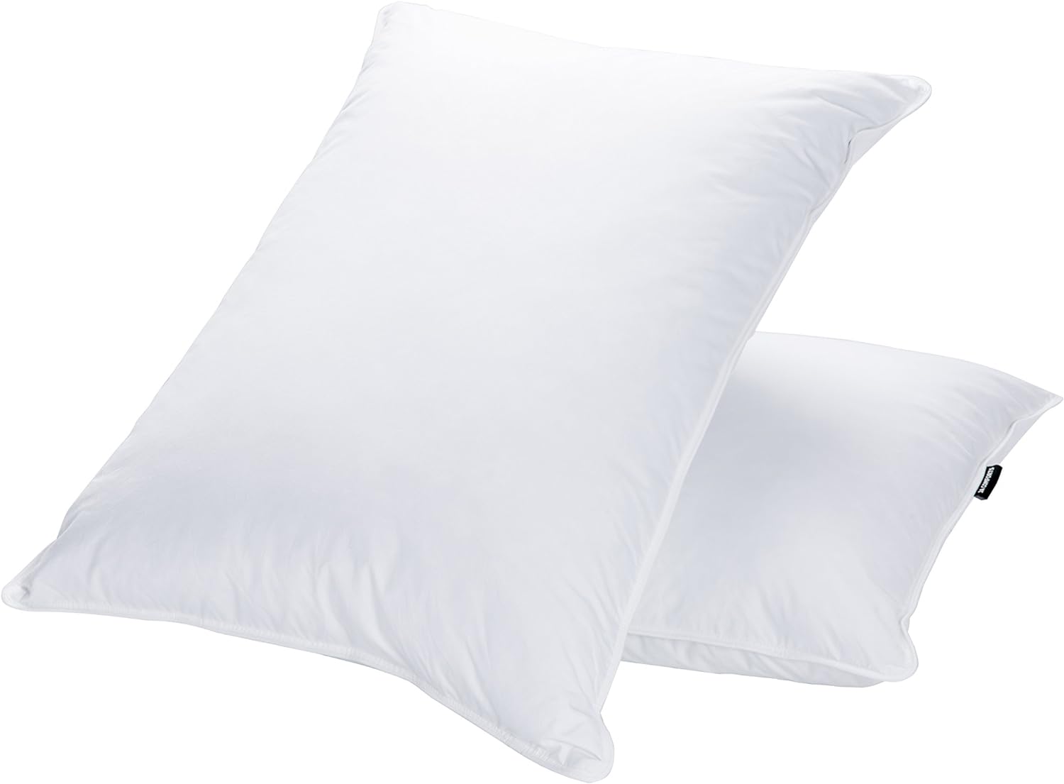 JA COMFORTS Goose Feather Down Bed Pillows, Special Pillows with High Fill Weigh...