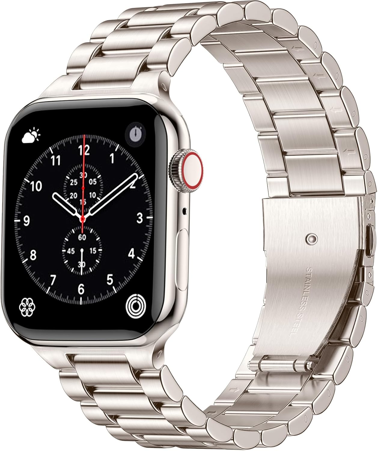 Netolo Metal Straps, Special Stainless Steel Business Band for Apple Watch, Inno...