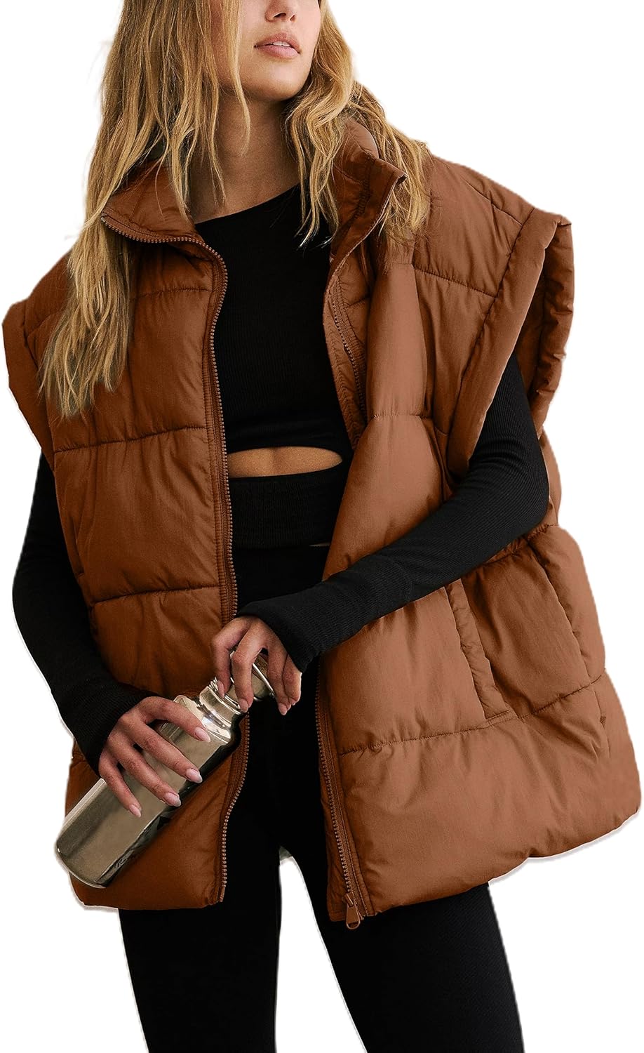 APAFES Women Winter Vest, Special Oversized Puffer...
