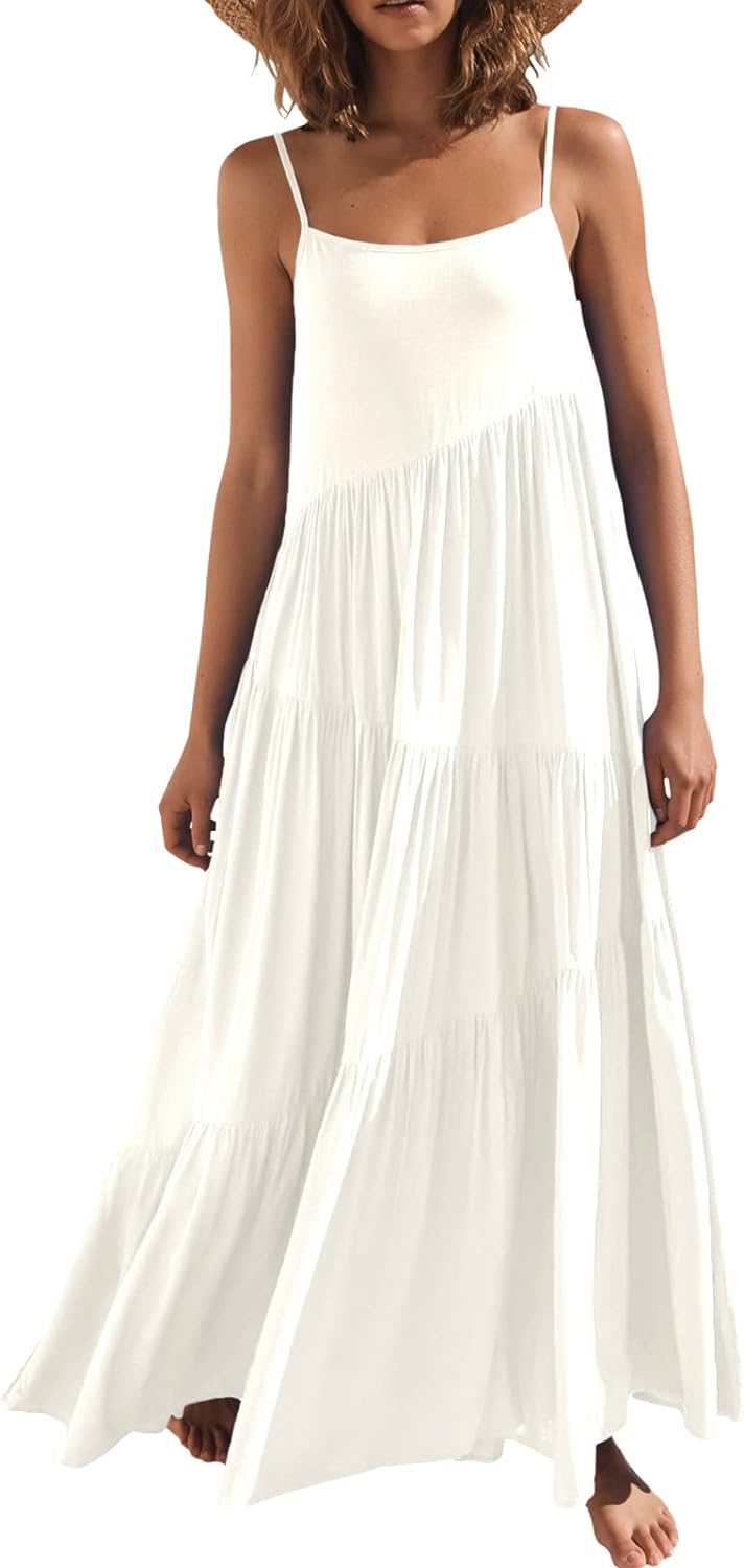 ANRABESS Women Summer Casual Dress, Special Loose Sleeveless Sundress for Women,...