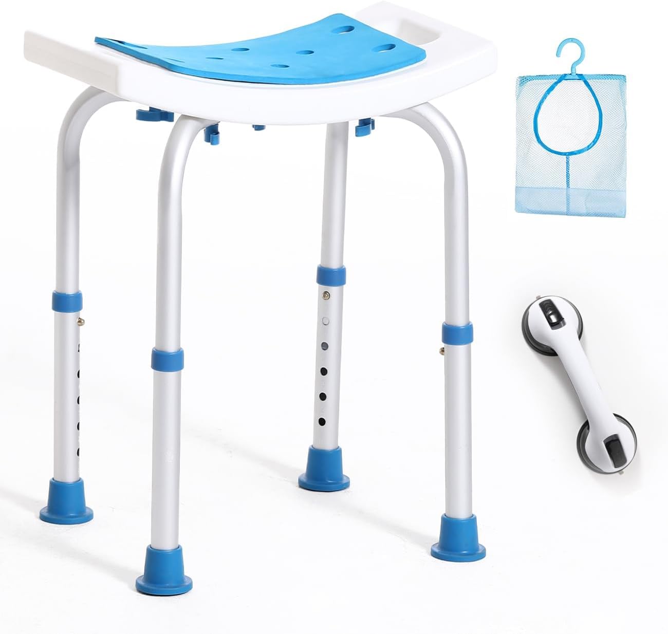 FSA/HSA Eligible Shower Chair for Inside Shower, Shower Stool with Free Assist G...