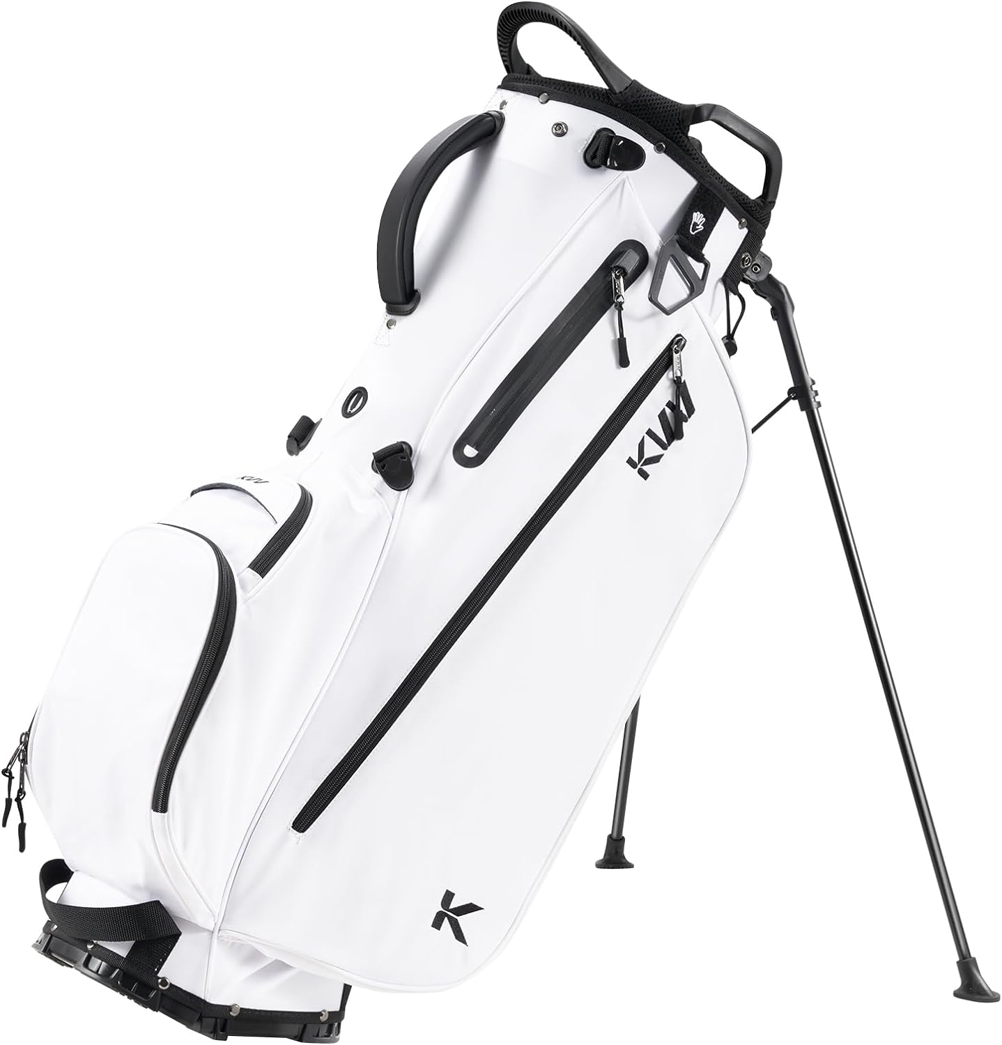 KVV Lightweight Golf Stand Bag with 7 Way Full-Length Dividers, 5 Zippered Pocke...