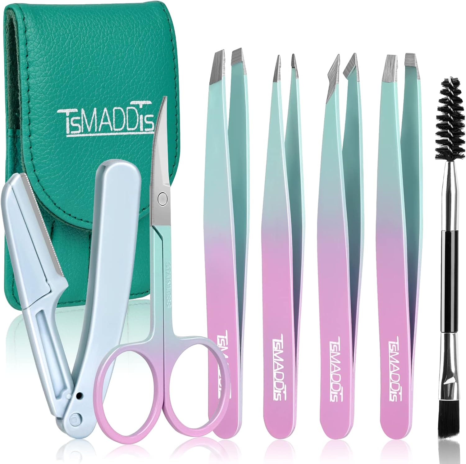 TsMADDTs Eyebrow Tweezer Set, Special Tweezers Set for Women, Innovative Precisi...