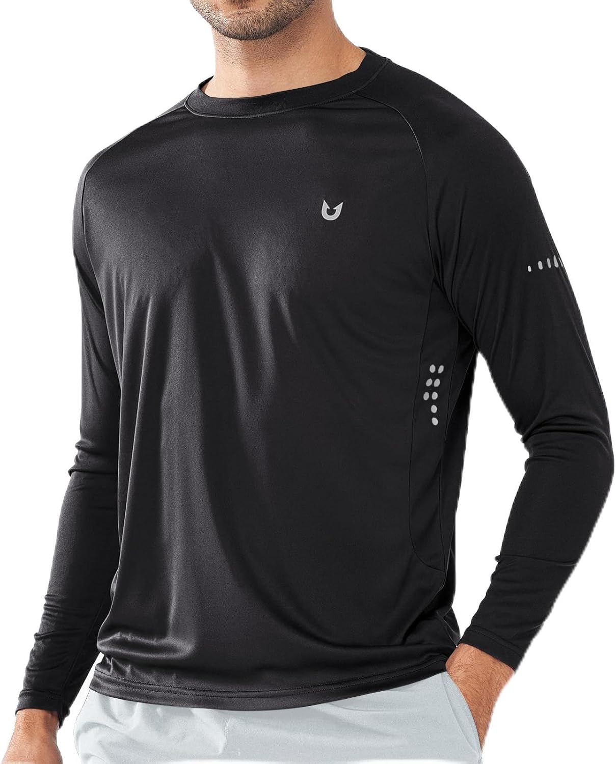 NORTHYARD Men's Sun Protection UPF 50+ Shirts Long Sleeve Running Workout Athlet...