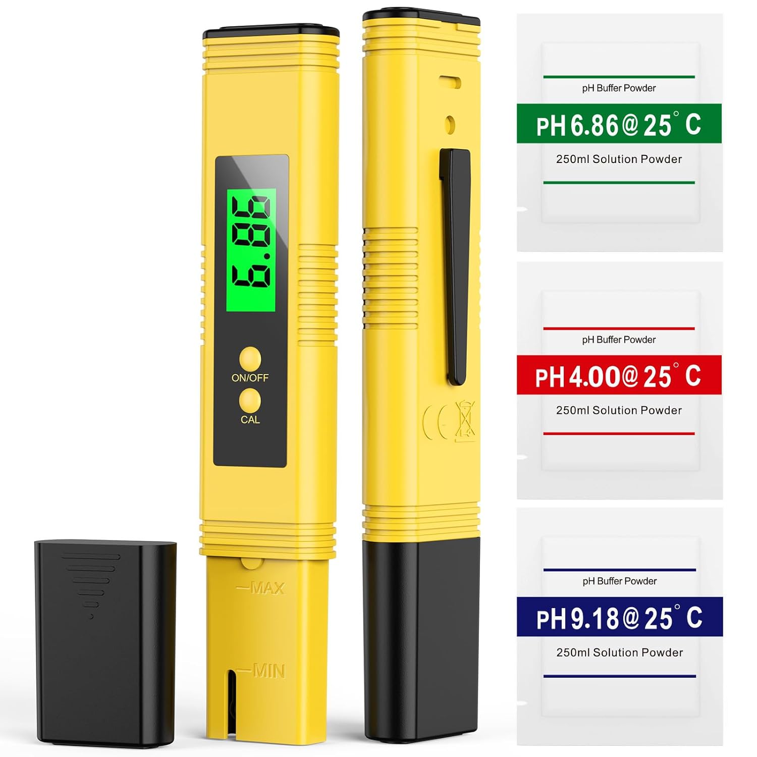 pH Meter for Water 2024, Special High Accuracy Digital pH Tester with 0.01 Preci...