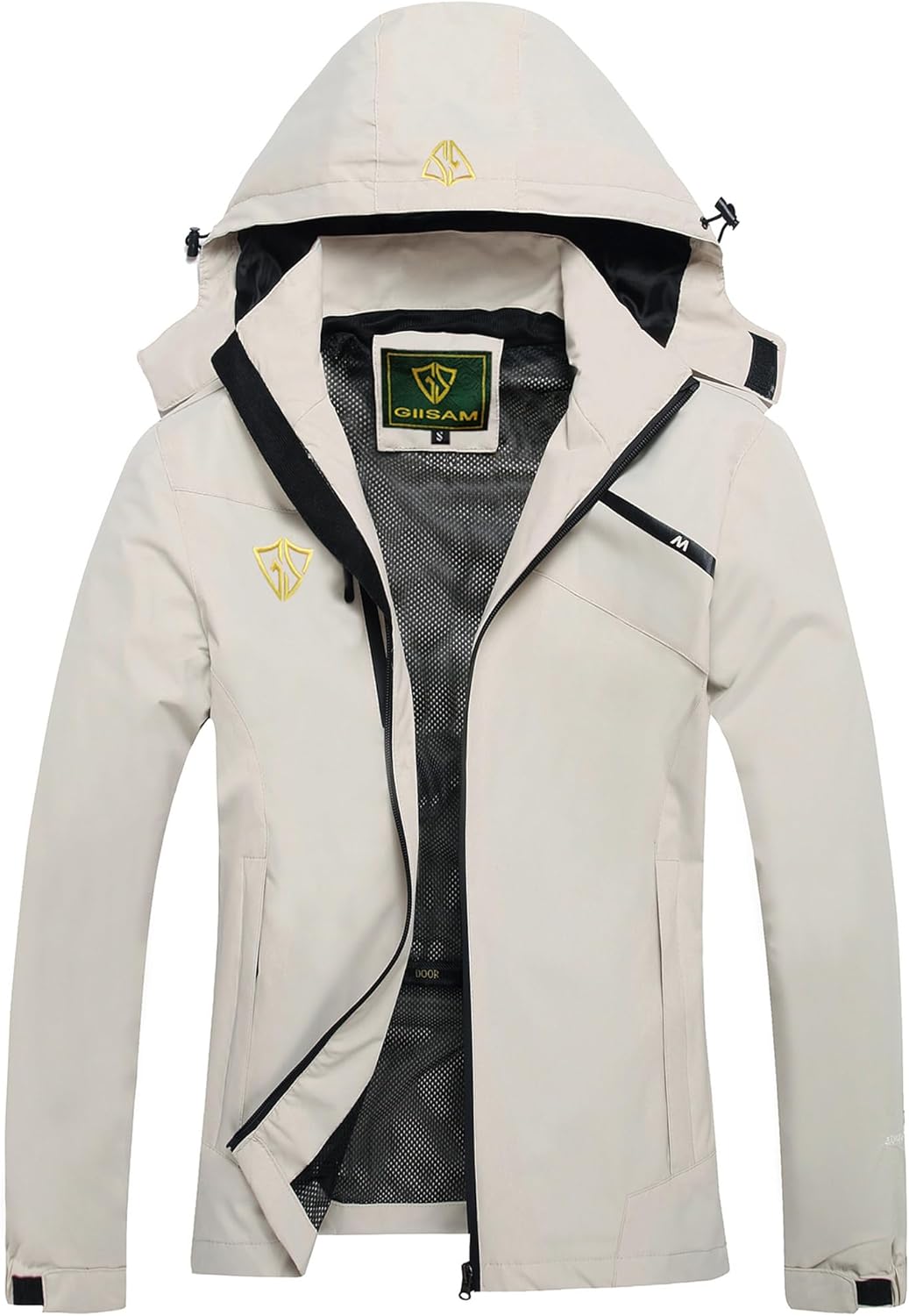 GIISAM Women's Waterproof Rain Jacket, Special Lightweight Windproof Women's Rai...