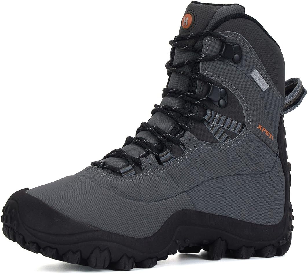 XPETI Thermator Men’s Hiking Boots, Special Mid-Rise Lightweight Outdoor Boots,...