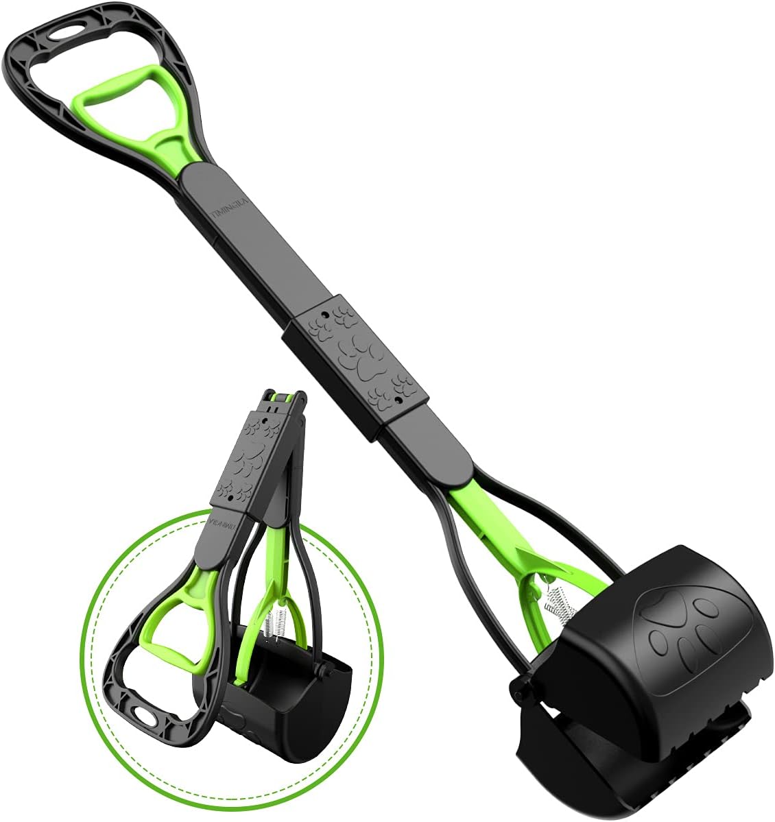 TIMINGILA Pooper Scooper 28" Long Handle Portable Pet Poop Scooper for Large and...