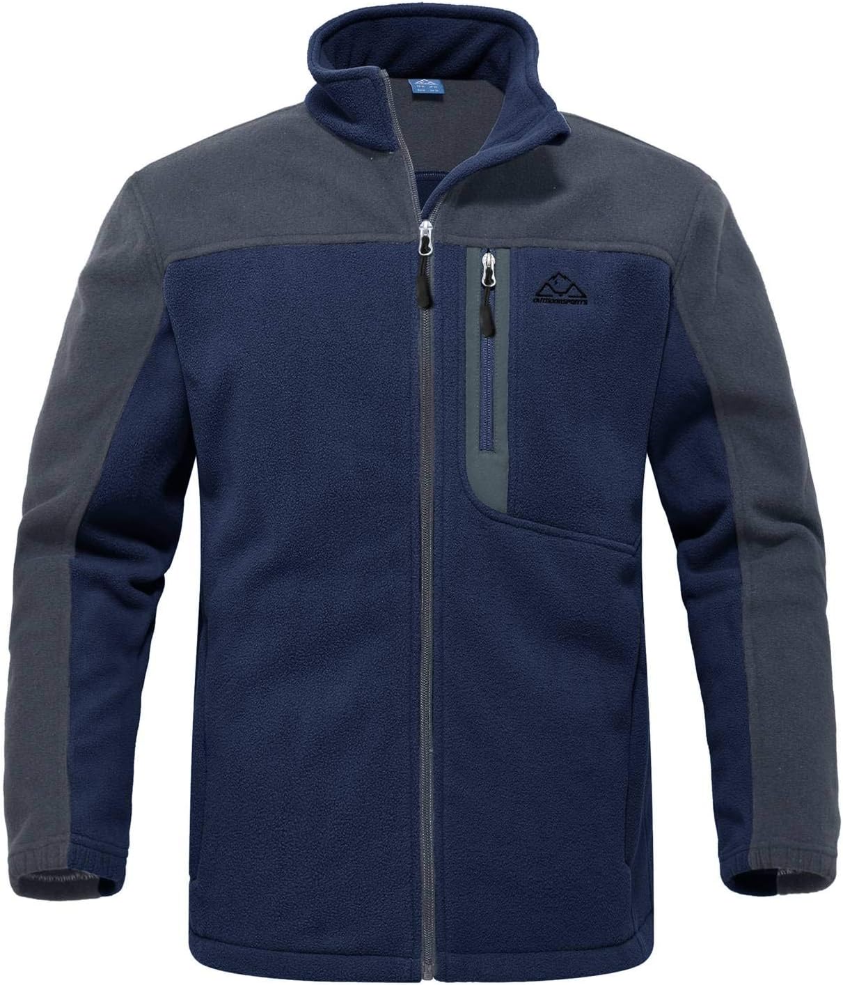 Rdruko Men's Fleece Jackets, Special Full Zip Lightweight Outdoor Hiking Jackets...