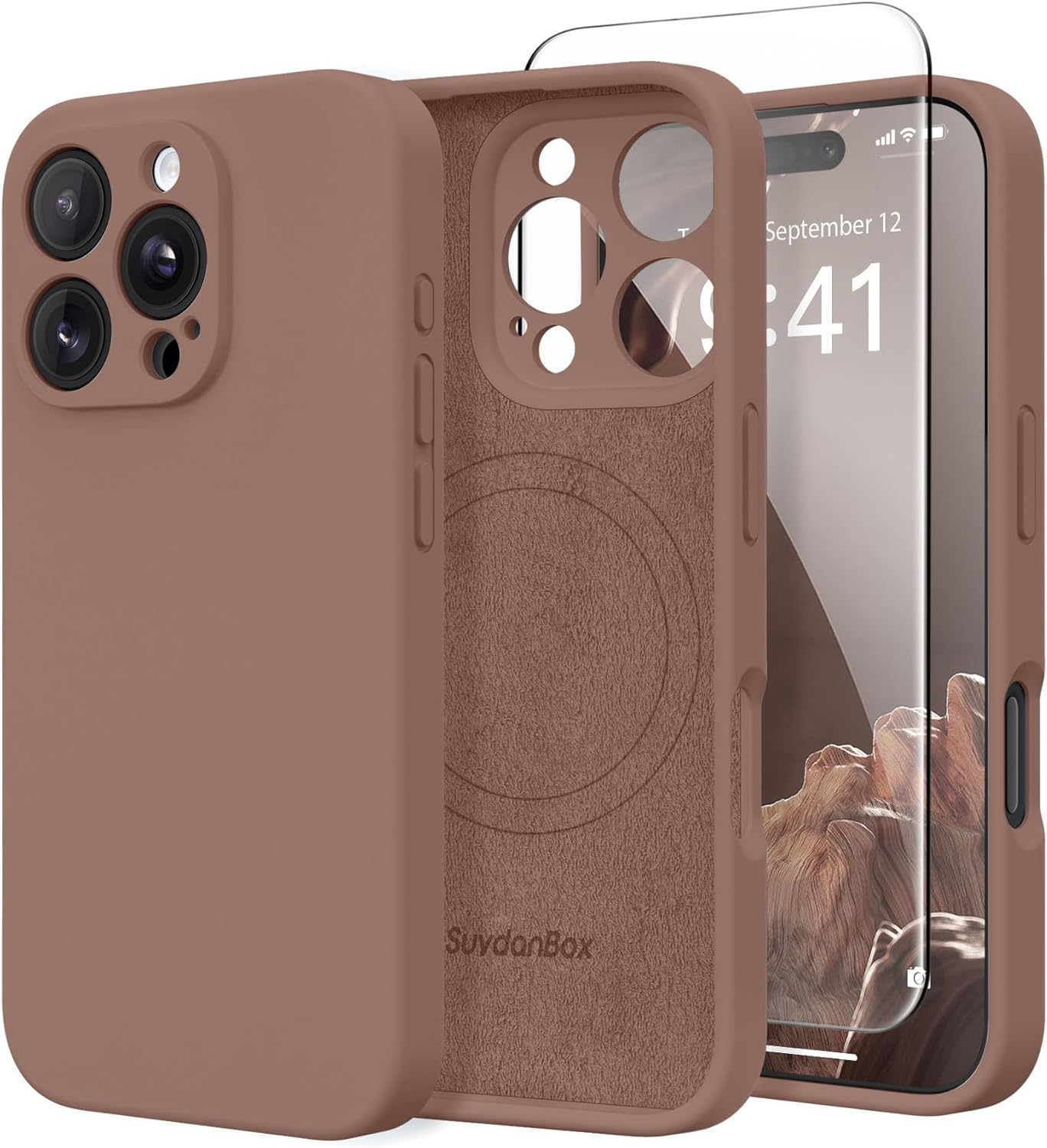 Magnetic for iPhone 16 Pro Max Case, Compatible with MagSafe, [Full Camera Prote...